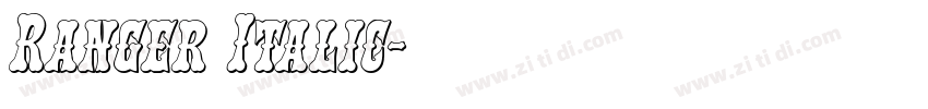 Ranger Italic字体转换